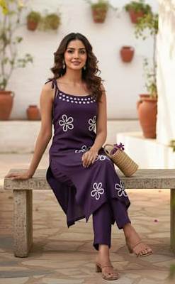 Sleeve less Cord set