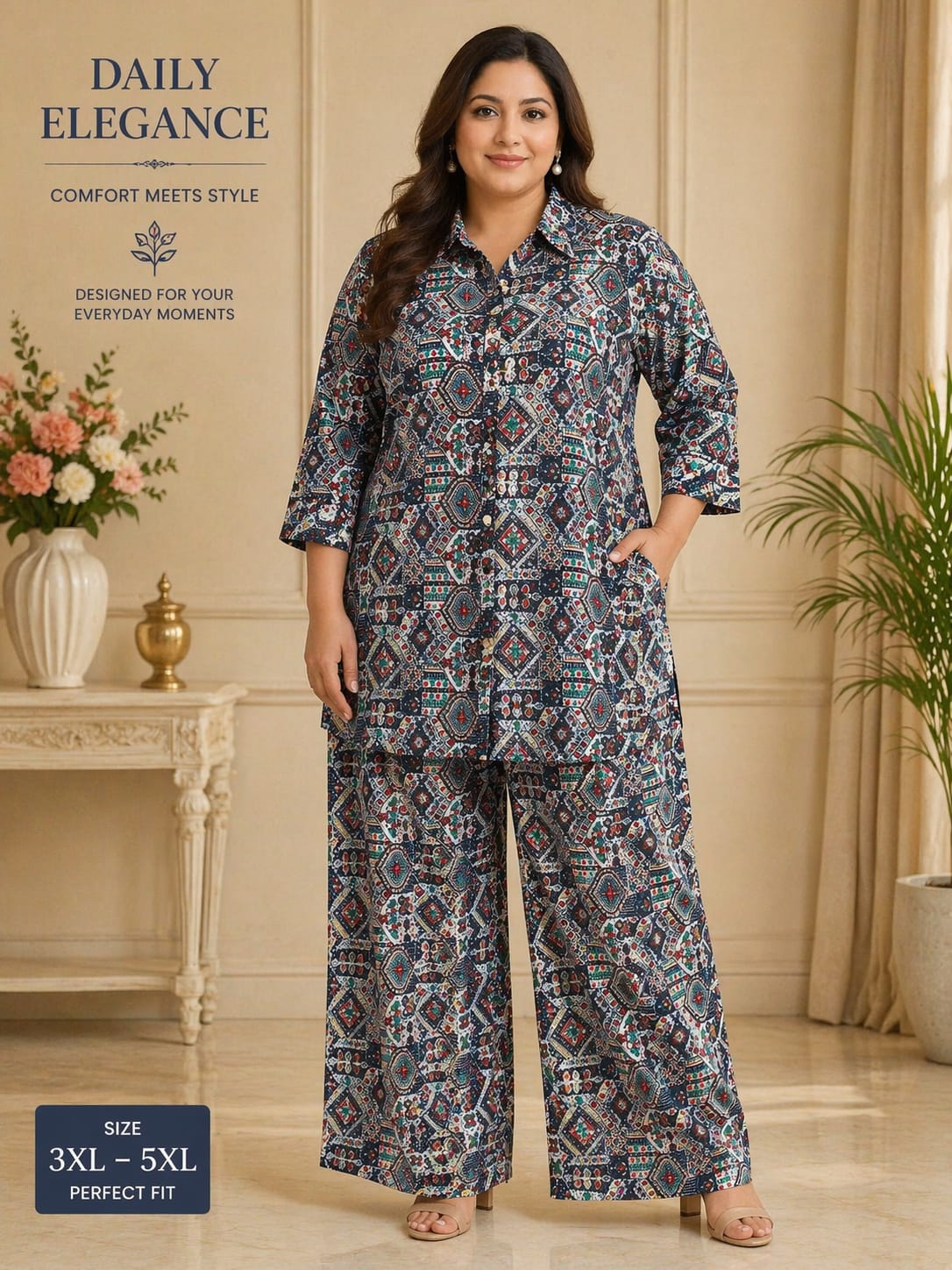 Big Size Short  Cord Set